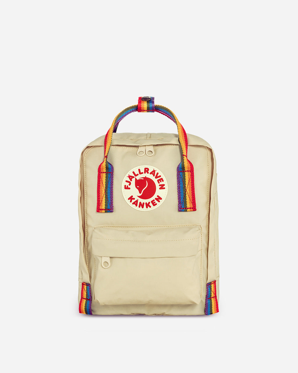 Fjallraven Kanken Rainbow Mini Backpack | Light Oak