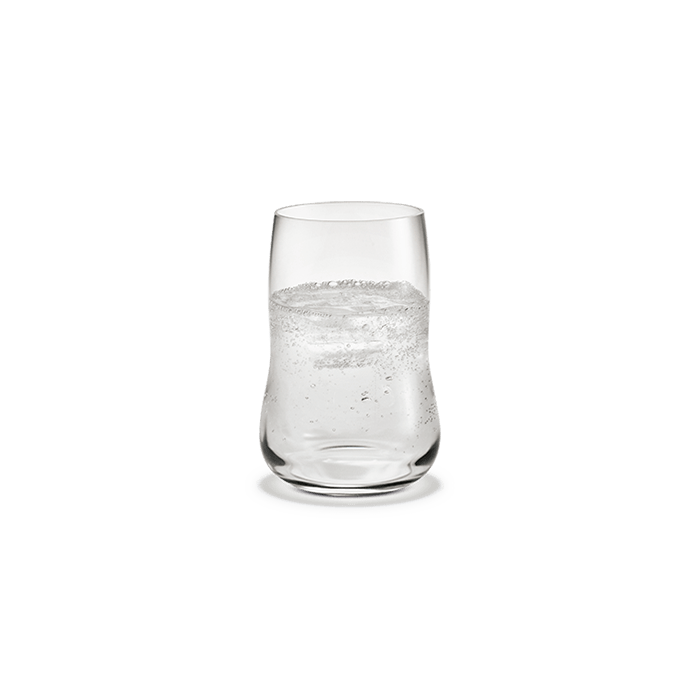 Holmegaard Future Tumbler, Clear, 12.5 Oz, 4 Pcs.