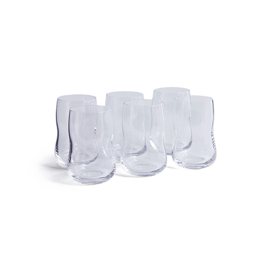 Holmegaard Future Tumbler, Clear, 8.5 Oz, 6 Pcs.