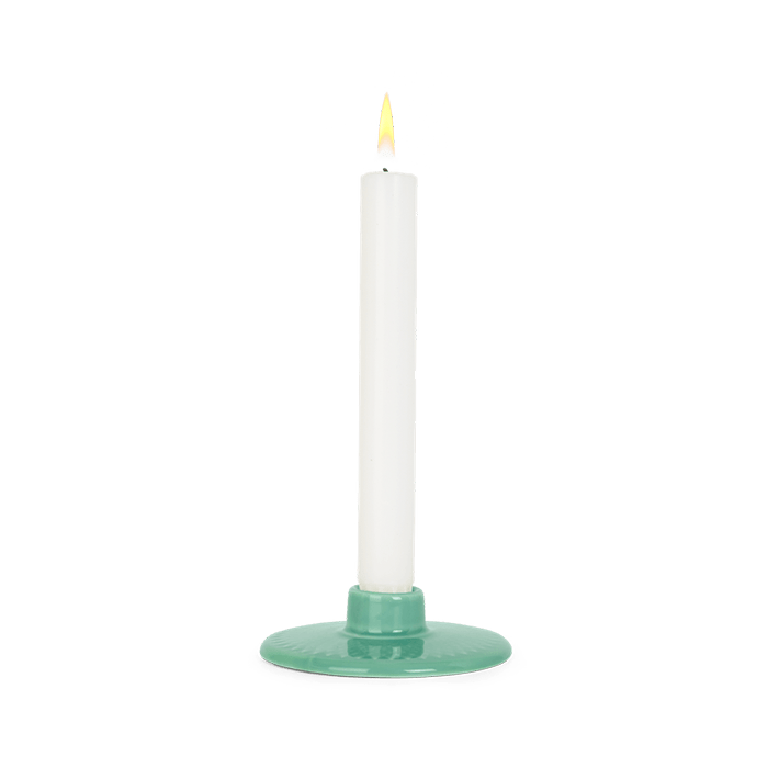 Lyngby Porcelæn Rhombe Color Candleholder, Ø: 4.1"