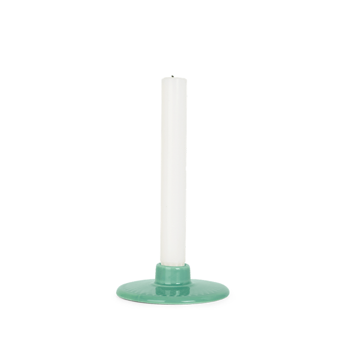 Lyngby Porcelæn Rhombe Color Candleholder, Ø: 4.1"