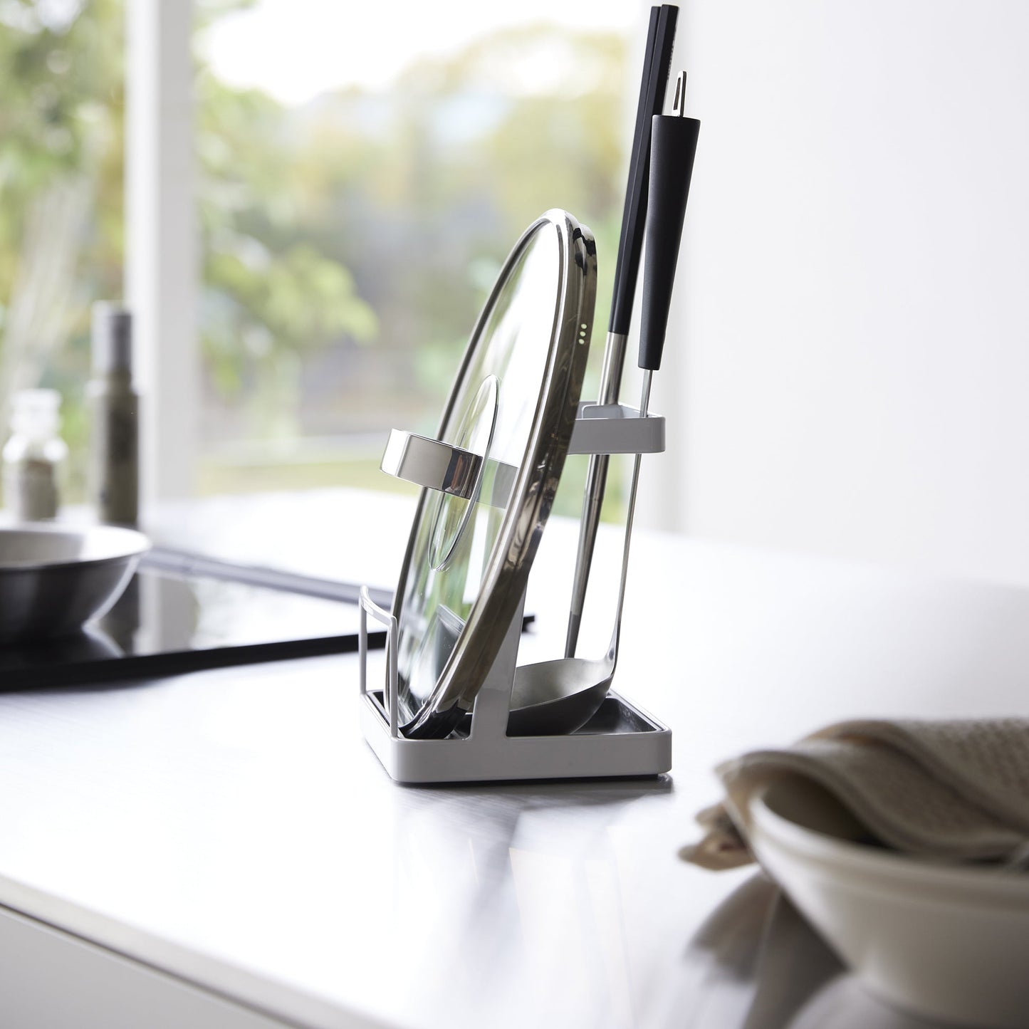 Yamazaki Home Large Lid and Ladle Stand
