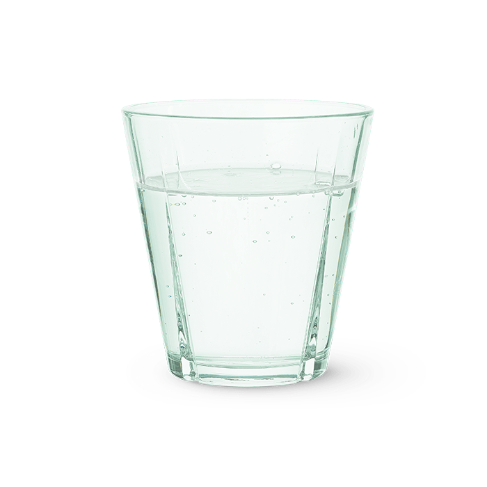 Rosendahl GC Recycled Tumbler Clear Green 4 Pcs H 3.7in 8.8 oz
