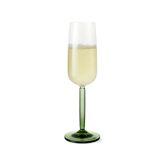 Kähler Hammershøi Champagne glass, 8.1 Oz., 2 Pcs.