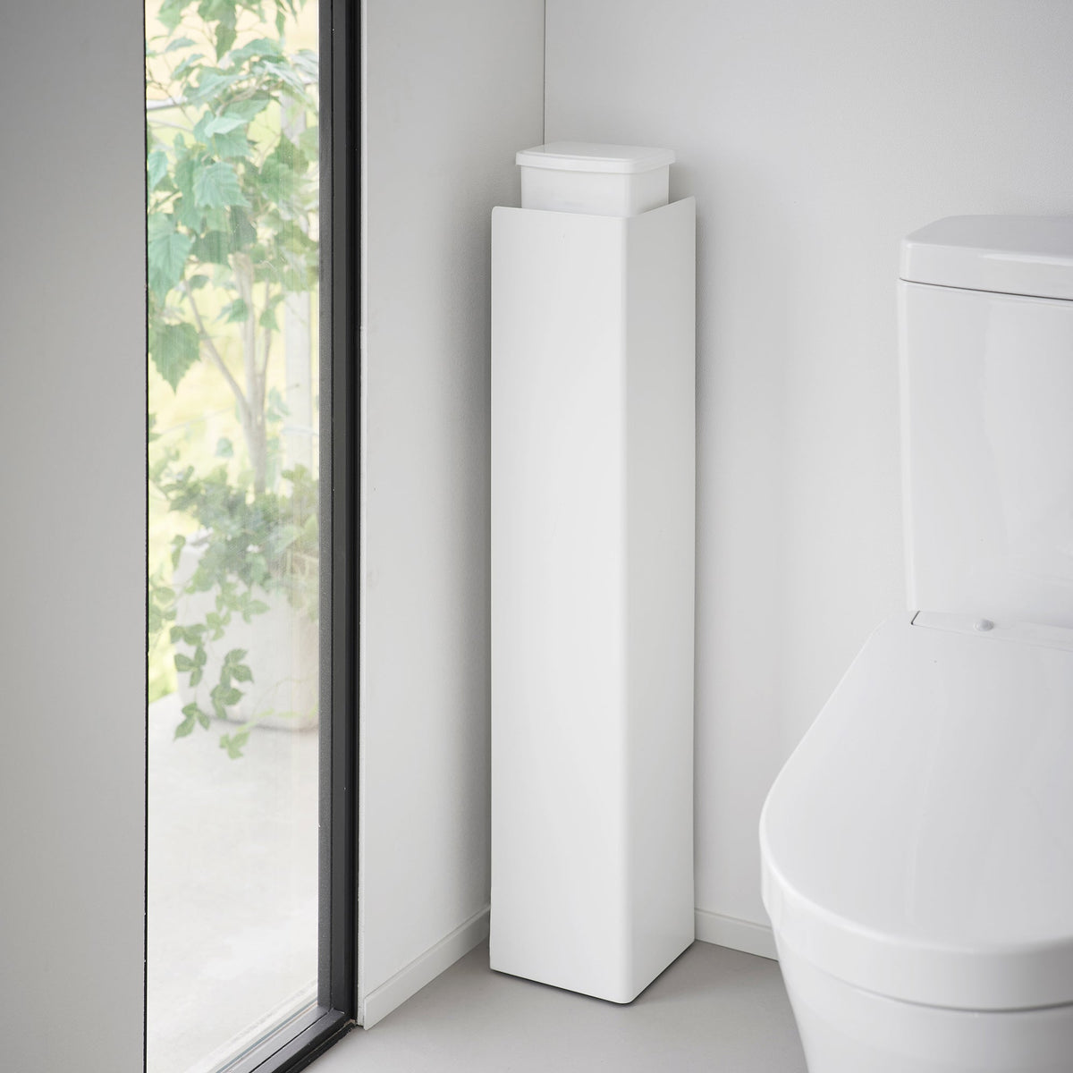 Rolling Bathroom Organizer - Steel