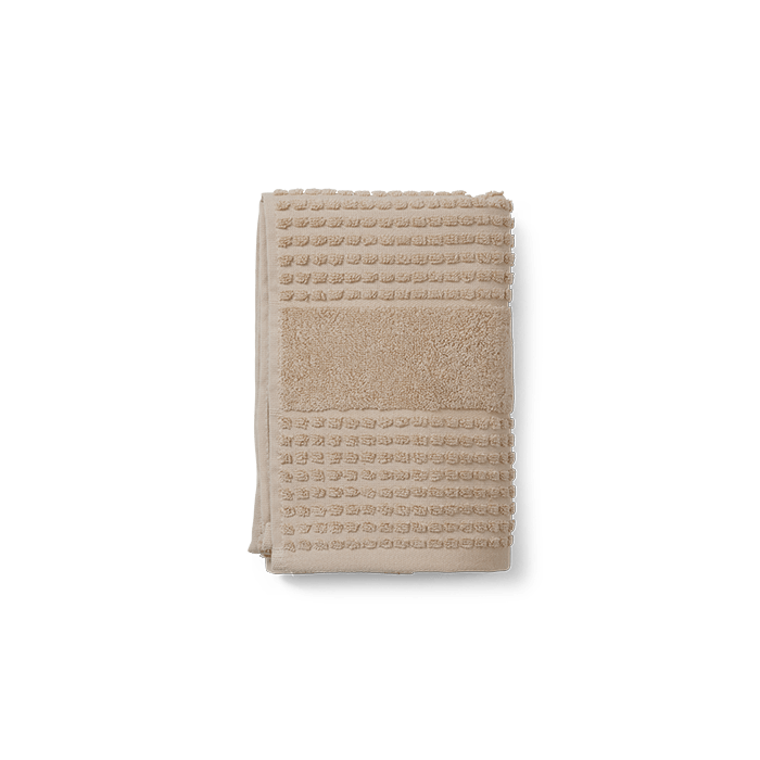 JUNA Check Towels, Sand