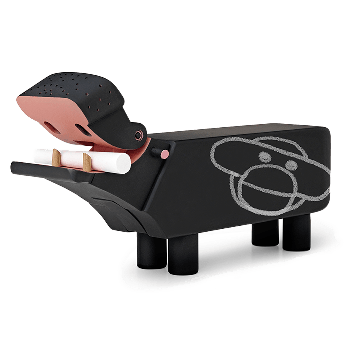 Kay Bojesen Hippo, Black, H: 4.9"