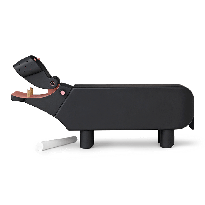 Kay Bojesen Hippo, Black, H: 4.9"