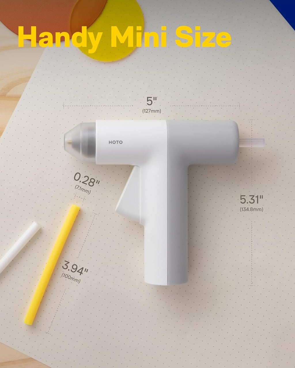 HOTO Cordless Auto-Dispensing Glue Gun