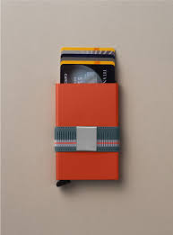 Secrid Card Protector Laser Tartan Rust