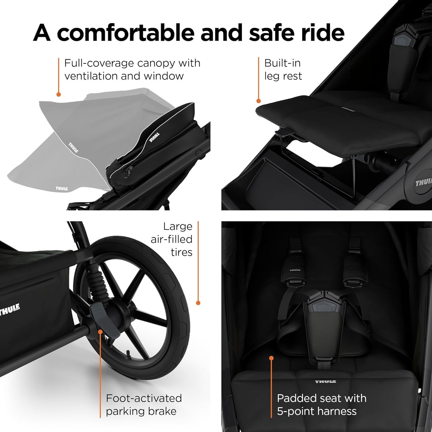 Thule Urban Glide 4-Wheel All-Terrain Single Stroller