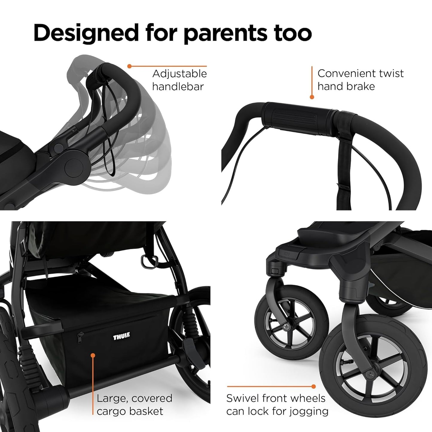 Thule Urban Glide 4-Wheel All-Terrain Single Stroller