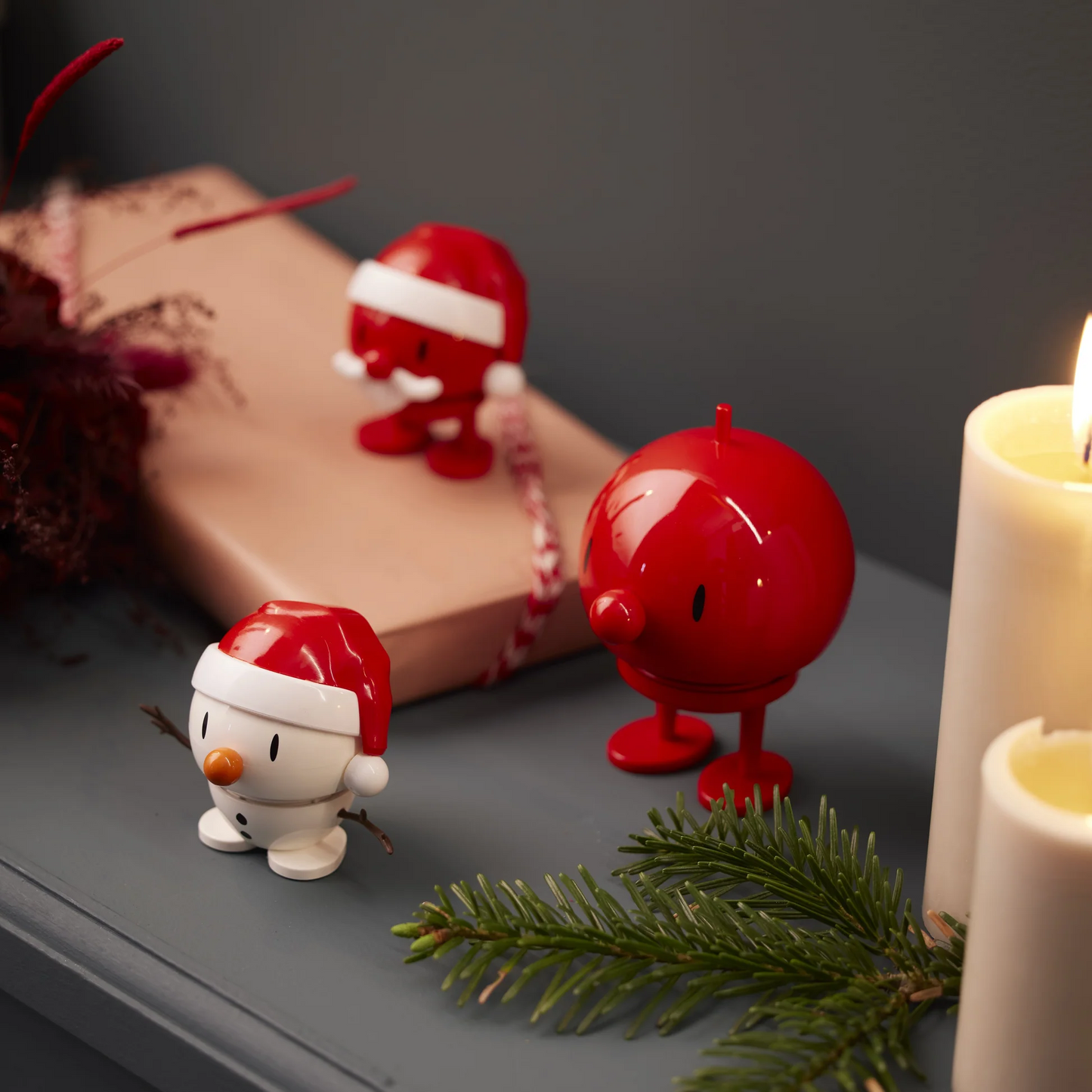 Hoptimist Santa Snowman S White