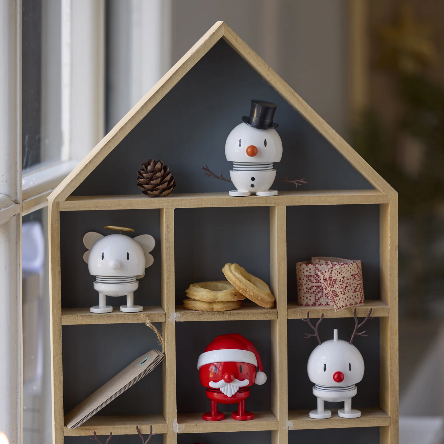 Hoptimist Holiday Snowman S White