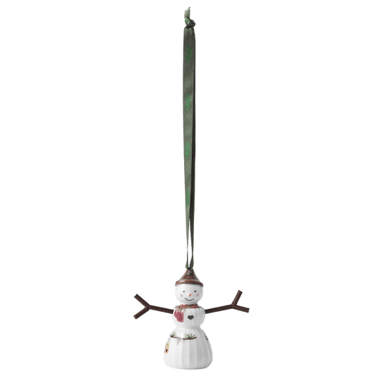 Kähler Hammershøi Christmas Hanging Snowgirl, H: 2.6"