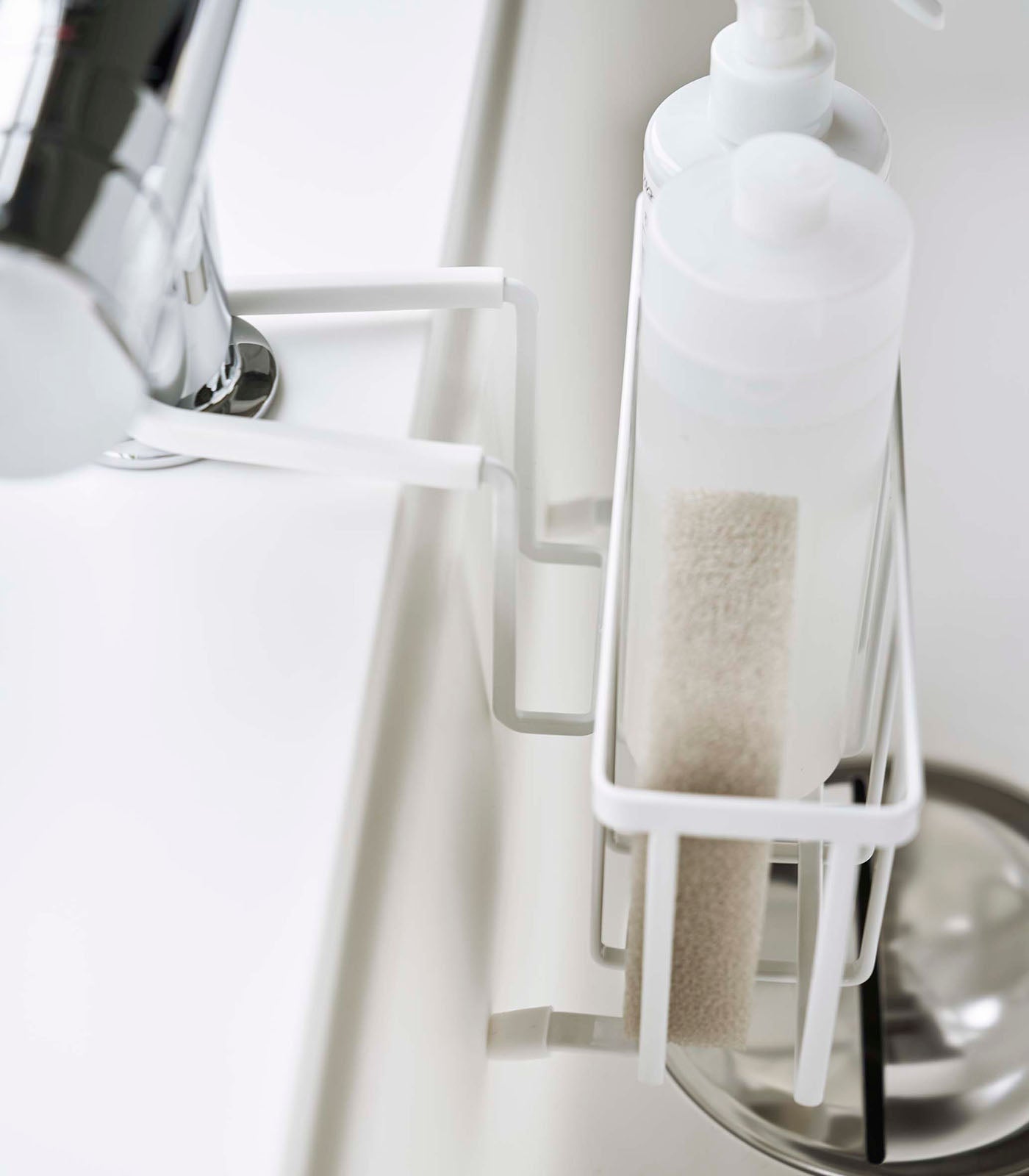 Yamazaki Home Faucet-Hanging Sponge Caddy