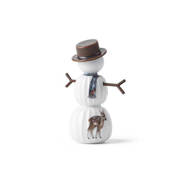 Kähler Hammershøi Christmas Snowman, H: 4.5"