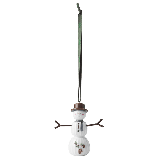 Kähler Hammershøi Christmas Hanging Snowman, H: 3.7"