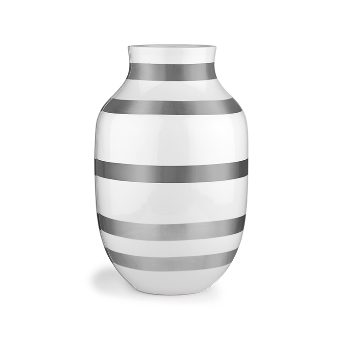 Kähler Omaggio Vase, Silver