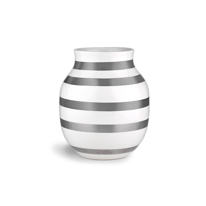 Kähler Omaggio Vase, Silver