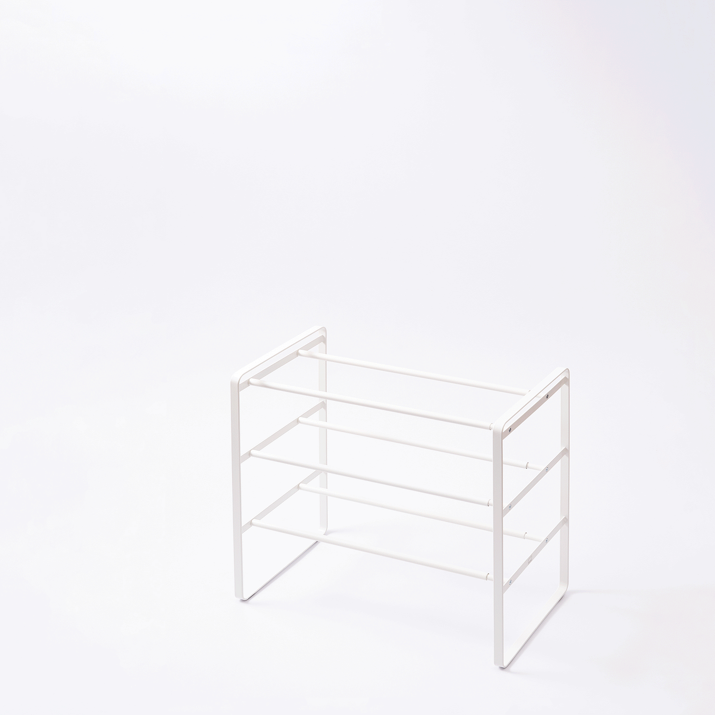 Three-Tier Expandable Shoe Rack (18" H)  - Steel