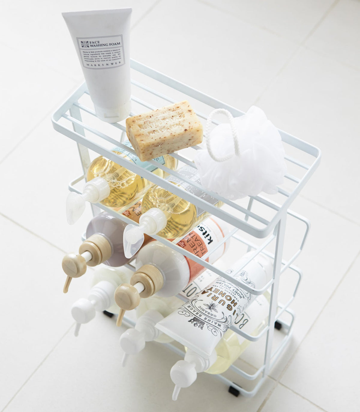 Four-Tier Shower Caddy (17" H)  - Steel