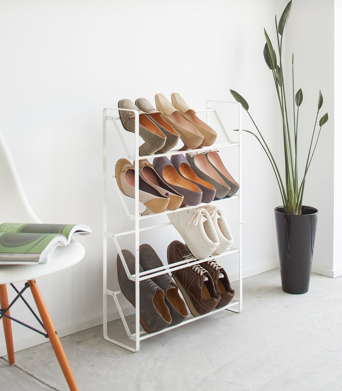 Slim Shoe Rack (31" H)  - Steel