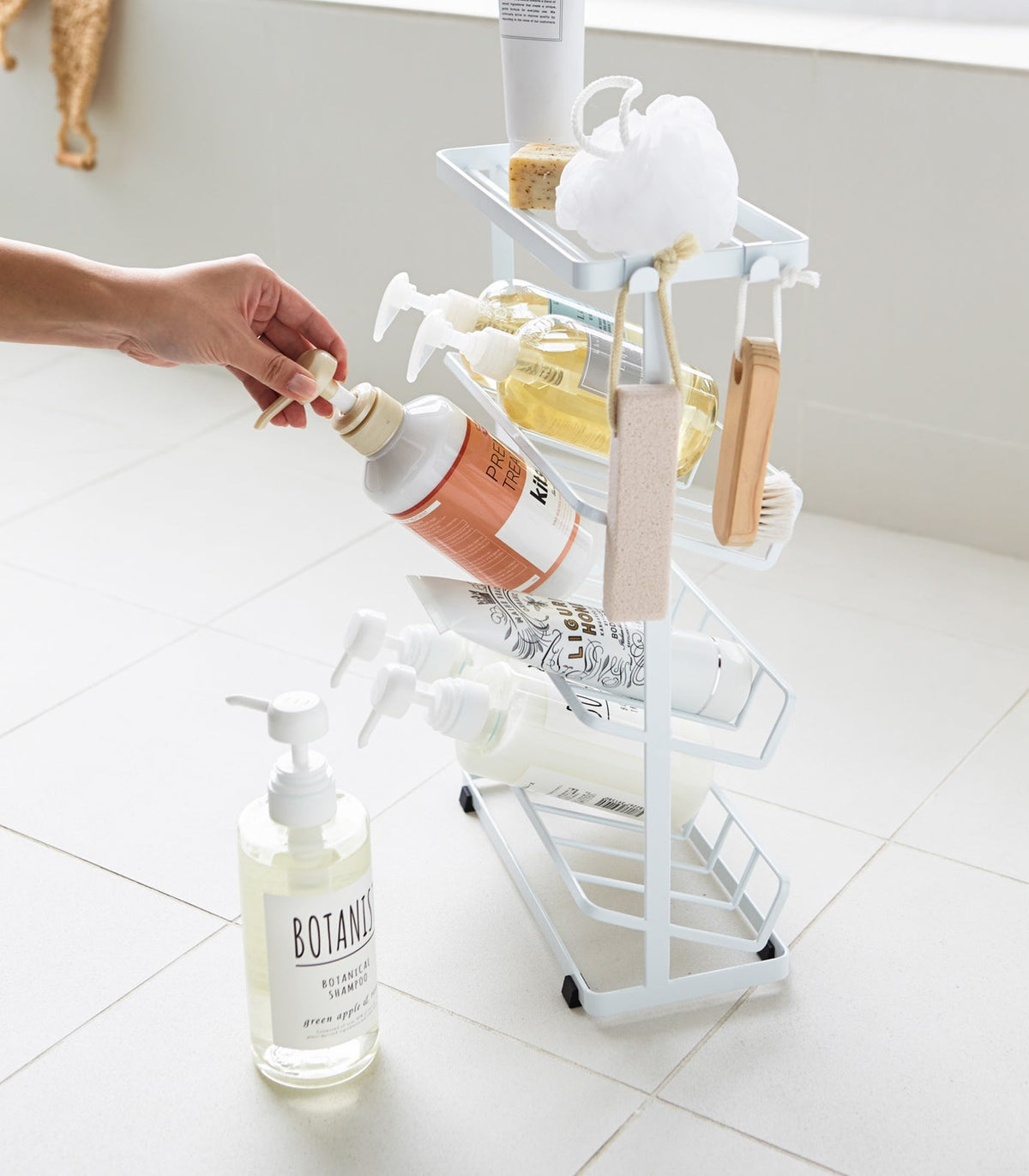 Four-Tier Shower Caddy (17" H)  - Steel