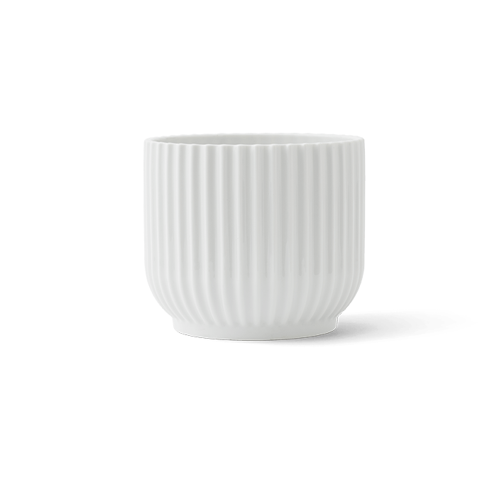 Lyngby Flower Pot, White