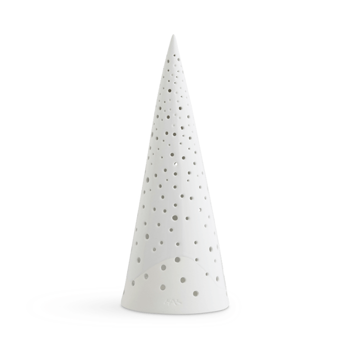 Kähler Nobili Tealight Holder High, Snow White