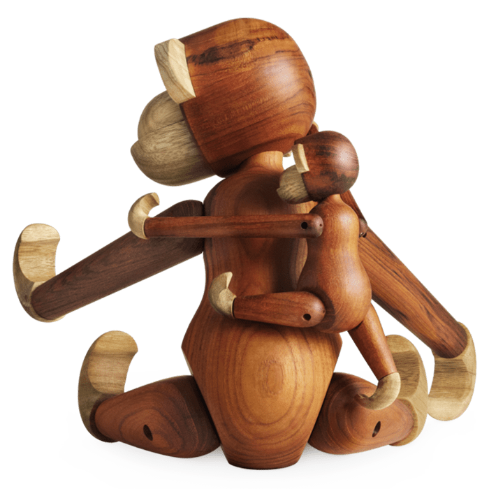Kay Bojesen Monkey, Teak/Limba