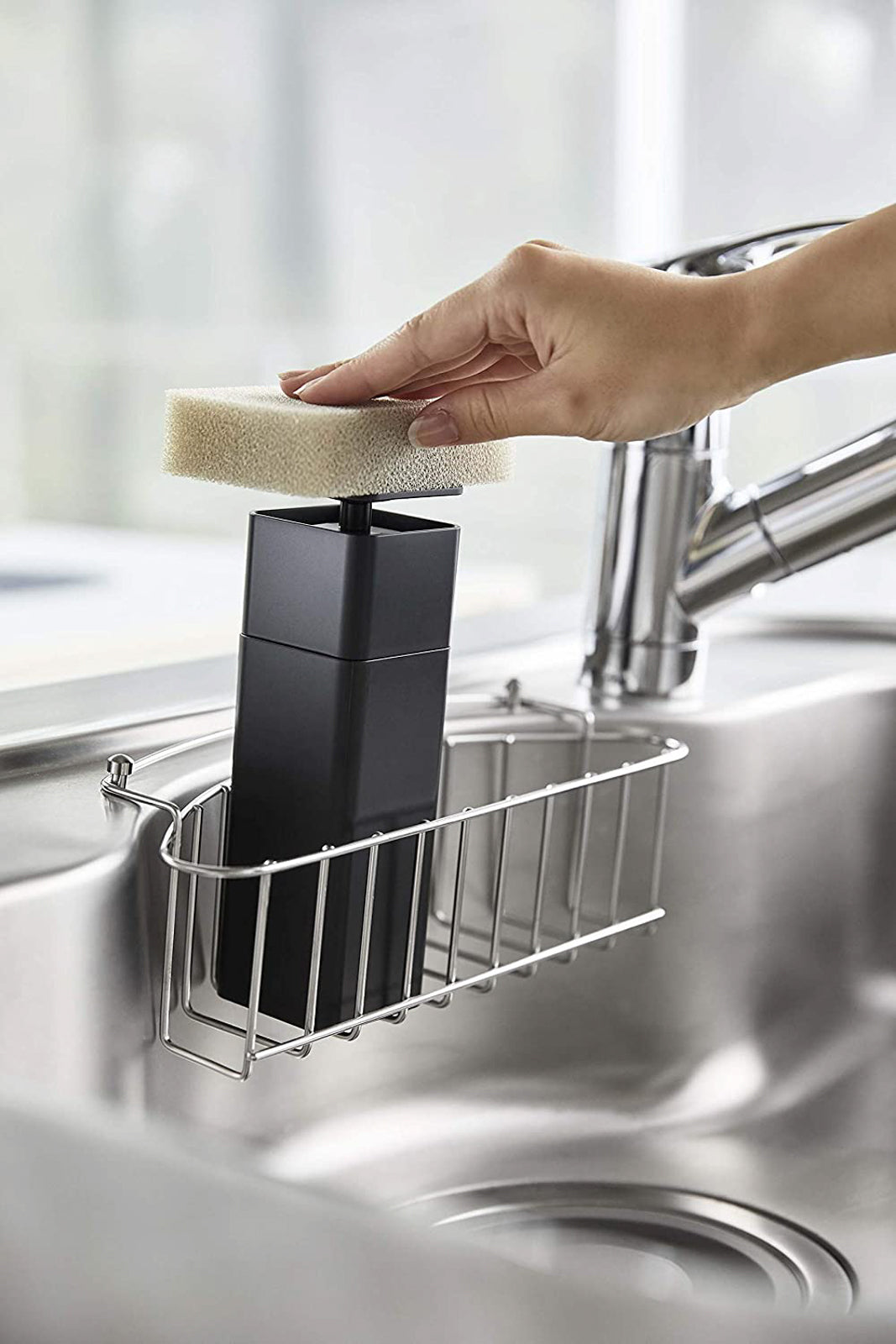 Yamazaki Home Push Soap Dispenser