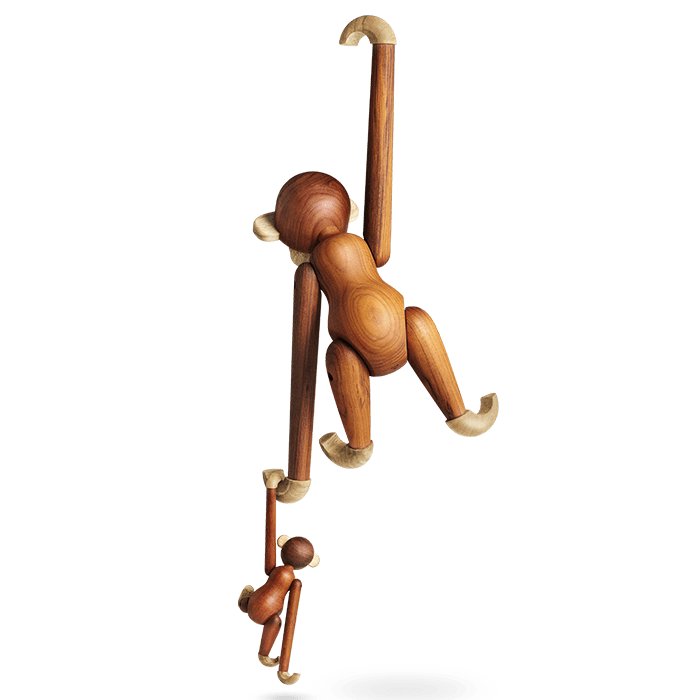 Kay Bojesen Monkey, Teak/Limba