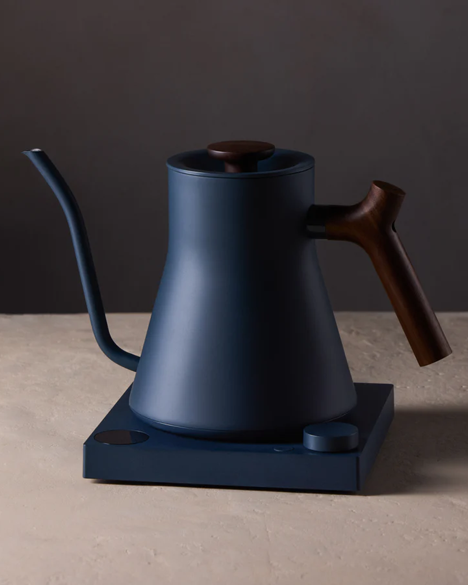 | Stone Blue + Walnut