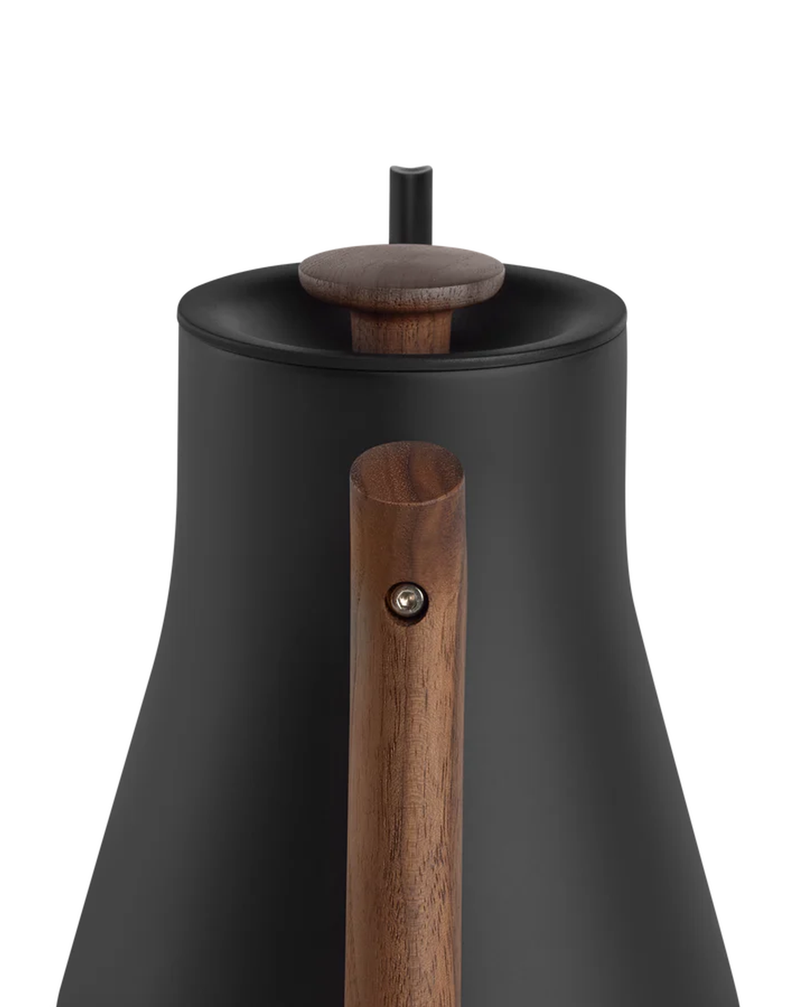 | Matte Black + Walnut