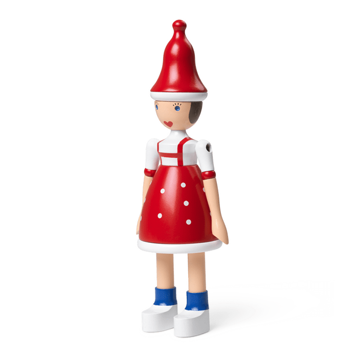 Kay Bojesen Christmas Lise, red/blue/white, H: 6.9"