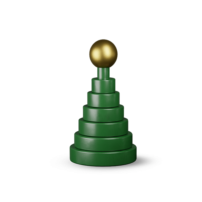 Kay Bojesen Christmas Tree, Green