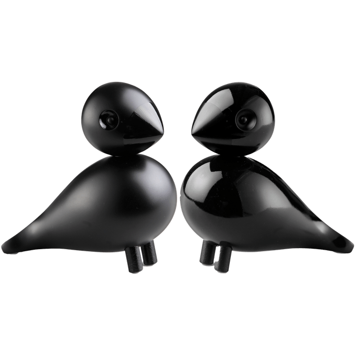 Kay Bojesen Lovebirds, Black, H: 3.5"