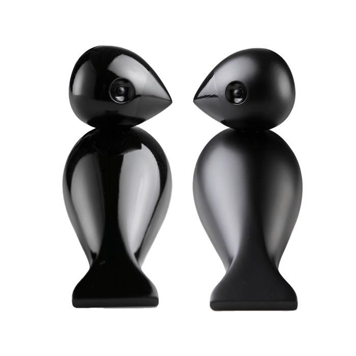 Kay Bojesen Lovebirds, Black, H: 3.5"