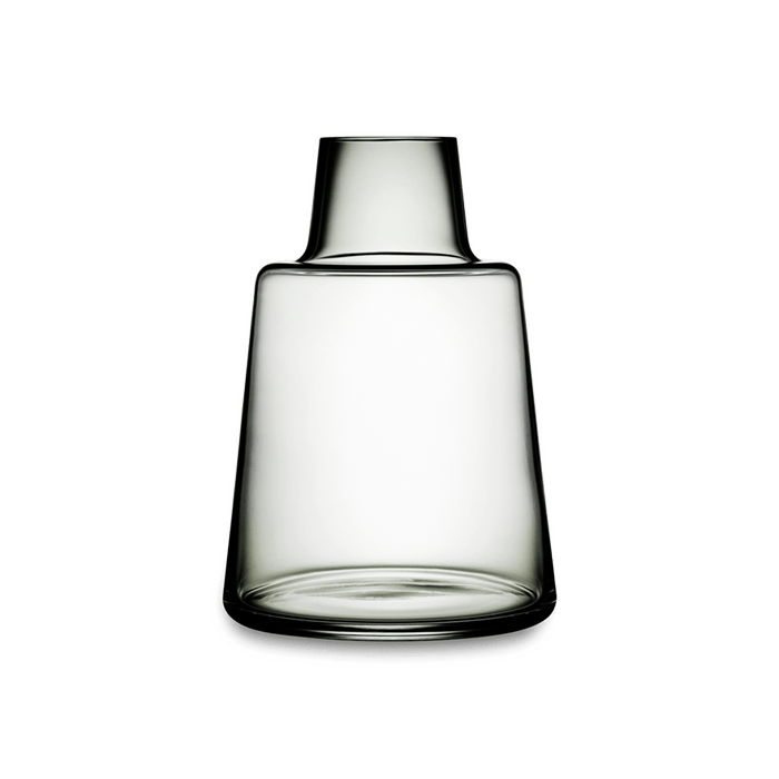 Holmegaard Flora Vase, Smoke, H: 4.7"