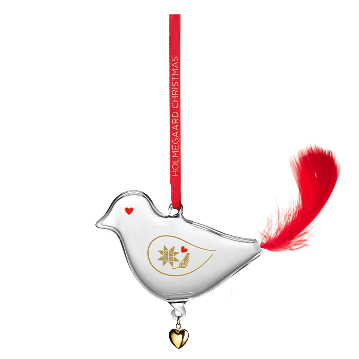 Holmegaard Ann-Sofi Romme Bird, Clear, Small