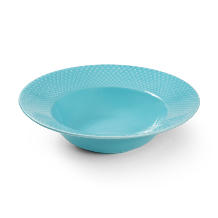 Lyngby Porcelæn Rhombe Color Soup Bowl, Ø: 9.6"