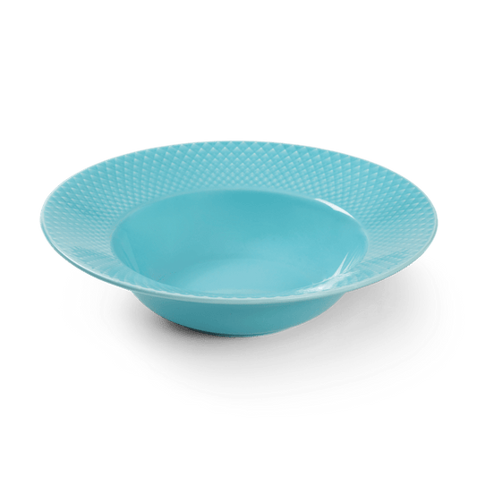 Lyngby Porcelæn Rhombe Color Soup Bowl, Ø: 9.6"