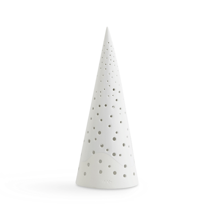 Kähler Nobili Tealight Holder High, Snow White