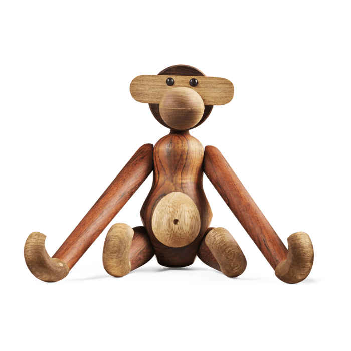 Kay Bojesen Monkey, Teak/Limba