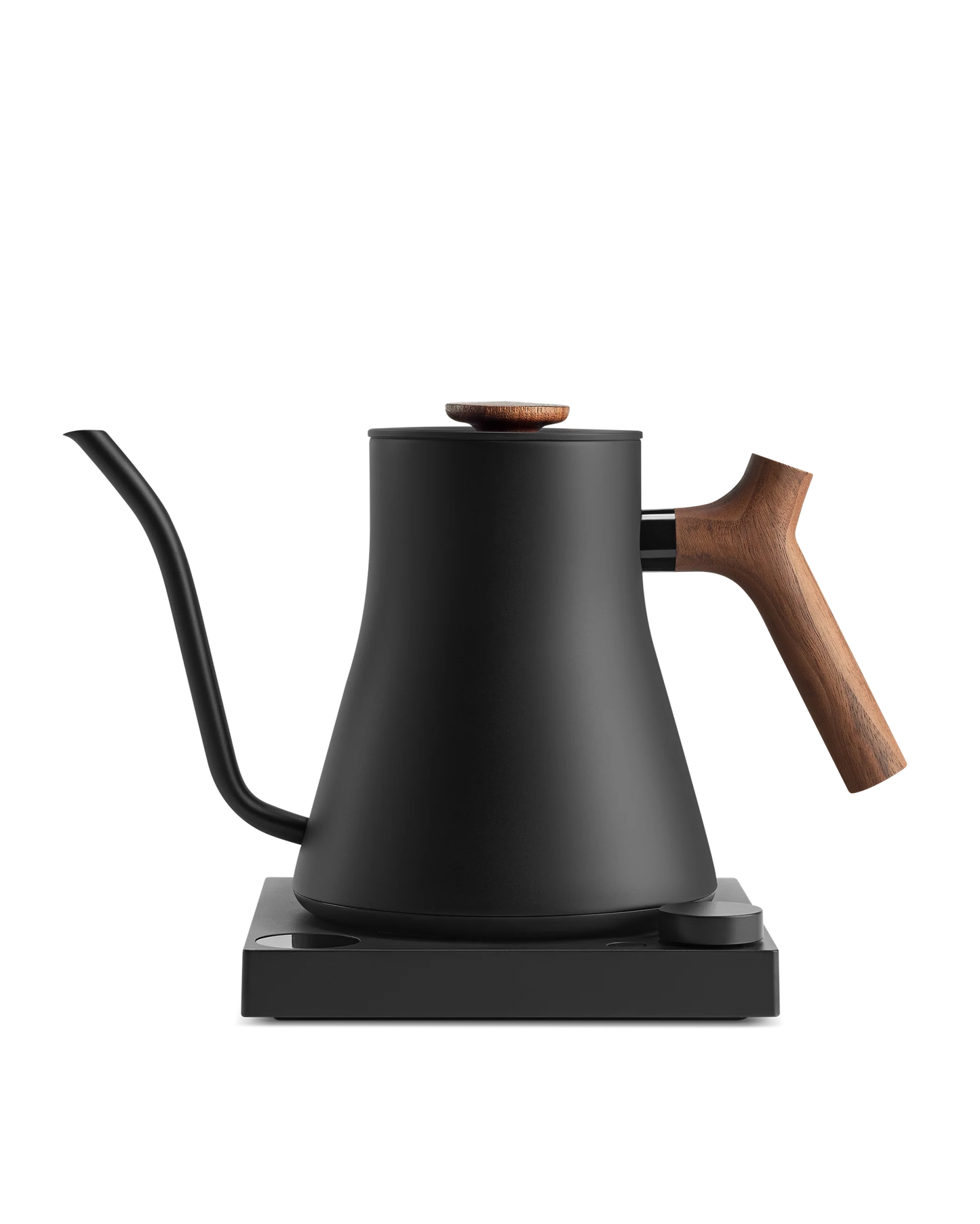 | Matte Black + Walnut