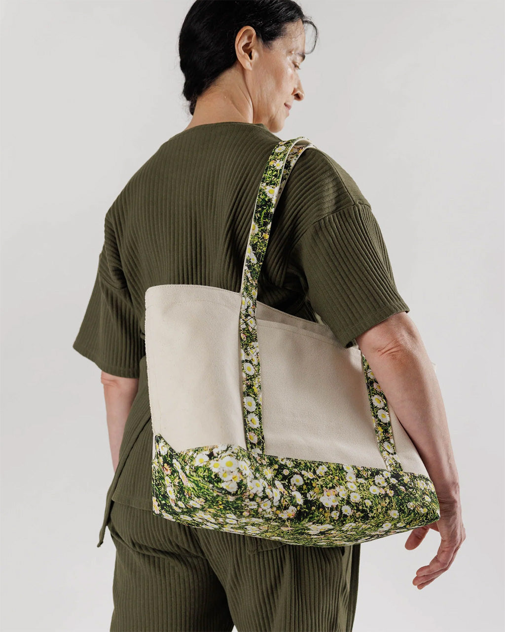 Baggu Medium Heavyweight Canvas Tote | Daisy