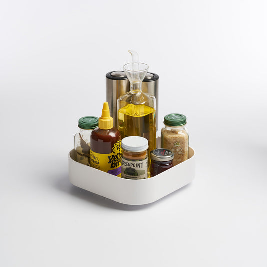Yamazaki Home Tower Square Lazy Susan - ABS Plastic