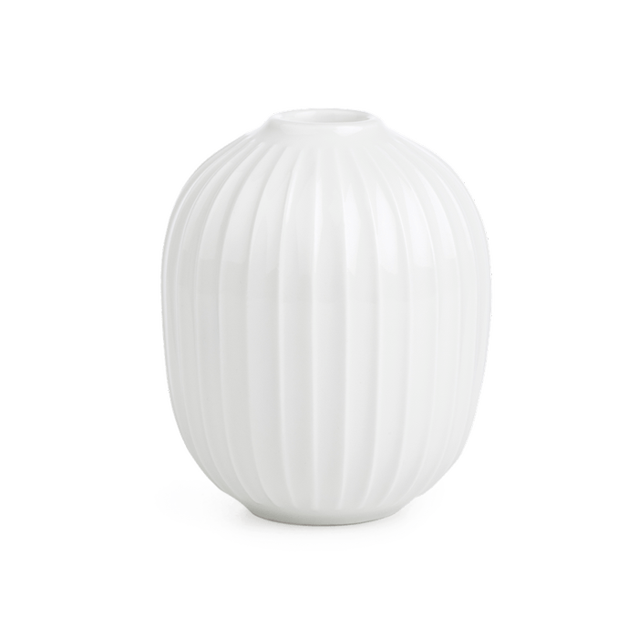 Kähler Hammershøi Candleholder Round, White