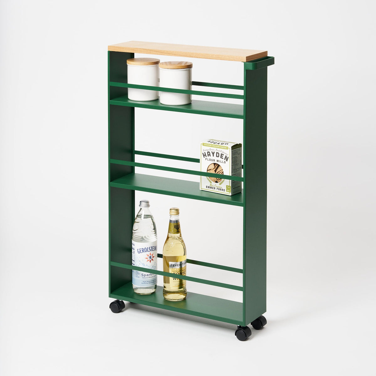 Slim Storage Cart (32" H)  - Steel